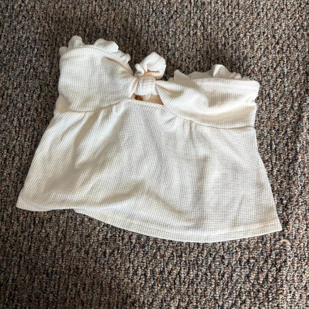 Princess Polly strapless knotted top US 4